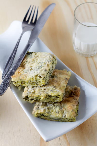 Spinach Pie with Phyllo Spinach Pie with Phyllo
