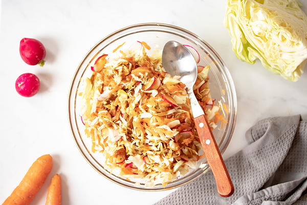 Cabbage Salad with Teriyaki Dressing Cabbage Salad with Teriyaki Dressing