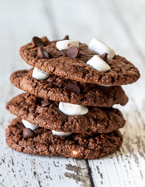 Chocolate Marshmallow Cookies Chocolate Marshmallow Cookies