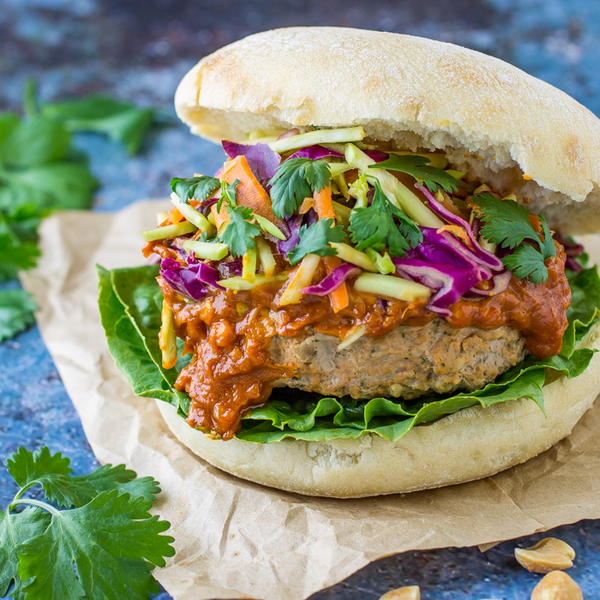 Thai Turkey Burger Thai Turkey Burger