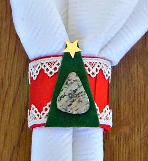 Easy Christmas Napkin Ring Easy Christmas Napkin Ring