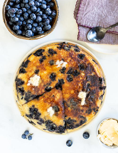 Giant Blueberry Pancake Giant Blueberry Pancake