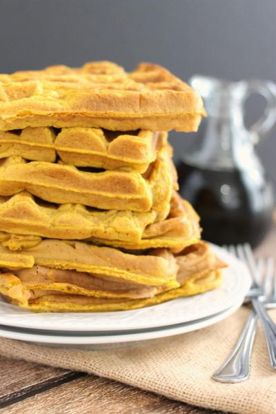 Pumpkin Spice Waffles Pumpkin Spice Waffles