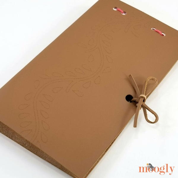 DIY Leather Notepad with Crochet Pouch DIY Leather Notepad with Crochet Pouch