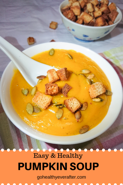 Easy & Healthy Pumpkin Soup