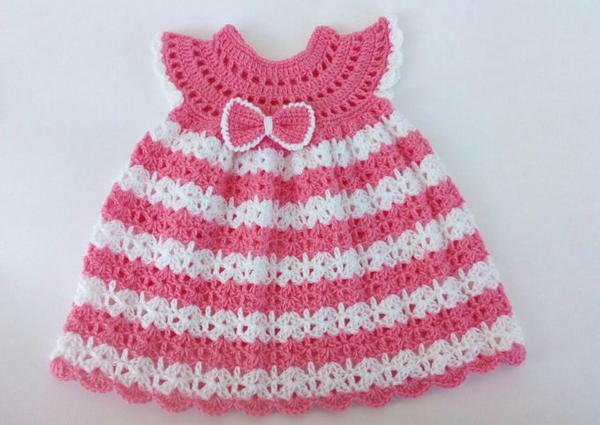 Crochet Baby Dress Free Pattern