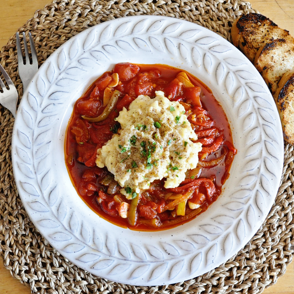 Basque Piperade with Creamy Scrambled Eggs Basque Piperade with Creamy Scrambled Eggs