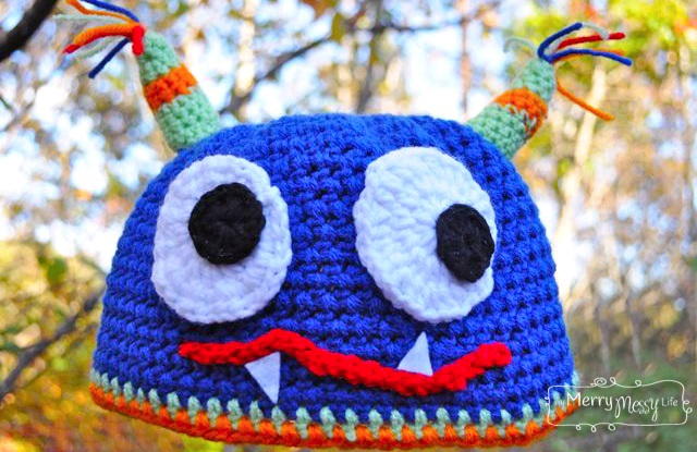 Crochet Monster Hat Crochet Monster Hat