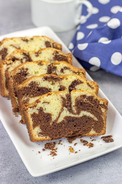 Marble Pound Cake Marble Pound Cake