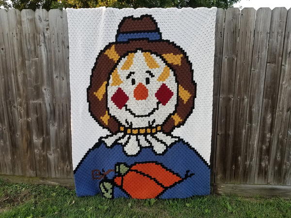 Scarecrow Afghan Scarecrow Afghan
