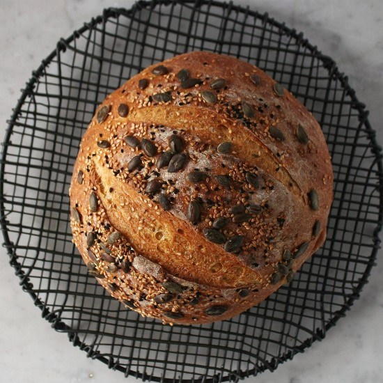Pumpkin No Knead Bread Pumpkin No Knead Bread