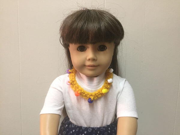 Doll Crocheted Beaded Necklace Doll Crocheted Beaded Necklace