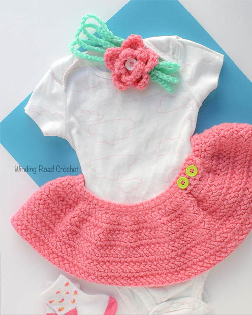 Herringbone Baby Skirt Herringbone Baby Skirt