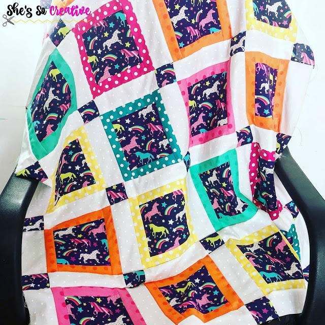 Modern Log Cabin Quilt Modern Log Cabin Quilt