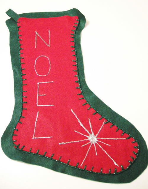 Super Easy Felt Stocking Super Easy Felt Stocking