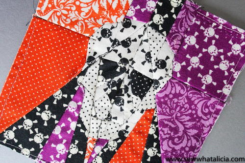Skull Quilt Block Skull Quilt Block