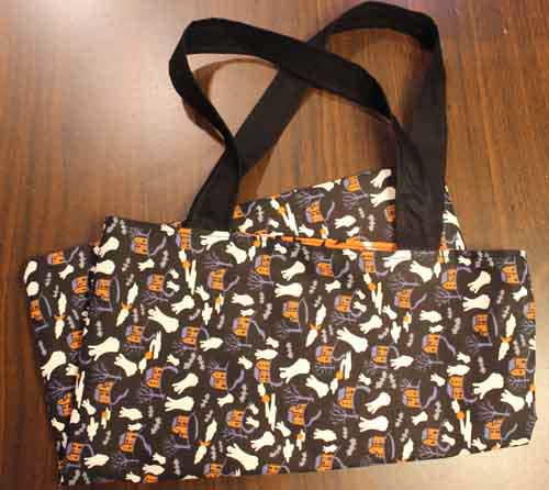 Fabric Trick-Or-Treat Bag Fabric Trick-Or-Treat Bag