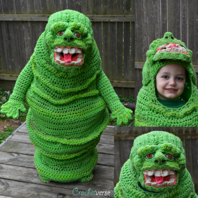 Crochet Slimer Costume Crochet Slimer Costume