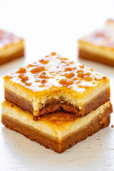 Creme Brulee Cheesecake Bars Creme Brulee Cheesecake Bars