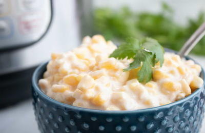 Instant Pot Cheesy Creamed Corn Recipe