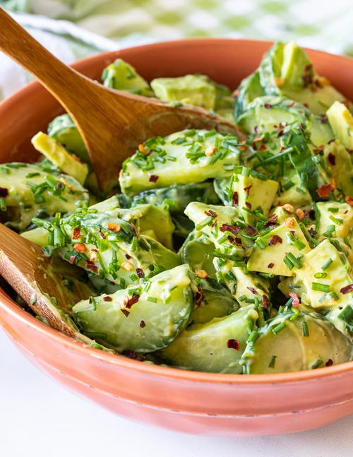 Cucumber Avocado Salad