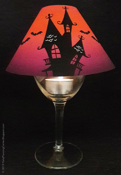 Haunted House Lampshade Printable Haunted House Lampshade Printable