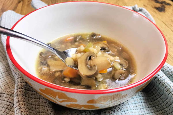 Mushroom Barley Soup in the Instant Pot Mushroom Barley Soup in the Instant Pot
