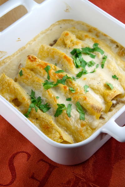 The Best Creamy Chicken Enchiladas The Best Creamy Chicken Enchiladas