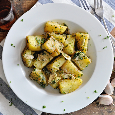 Irresistible Spanish Potatoes with Brandy & Garlic