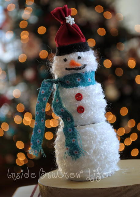 Yarn Snowman Yarn Snowman