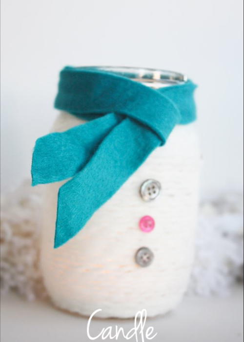 Darling Snowman Jar