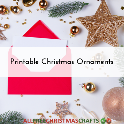 13 Printable Christmas Ornaments