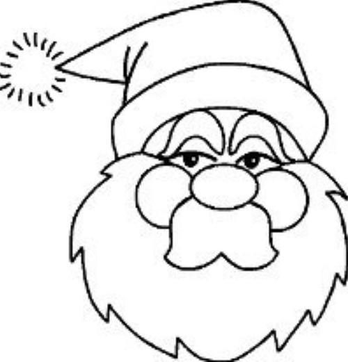 Santa Coloring Page Santa Coloring Page
