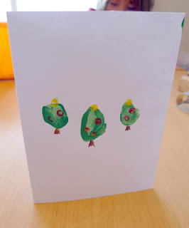 Thumb Print Christmas Tree Cards Thumb Print Christmas Tree Cards