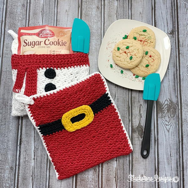 Santa Belly Pot Holder Santa Belly Pot Holder