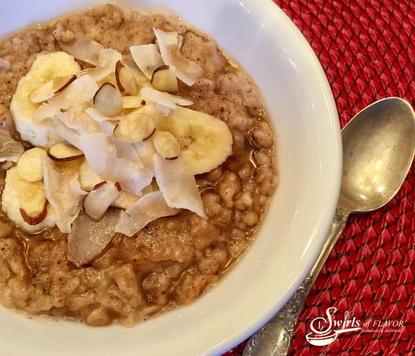 Slow Cooker Banana Coconut Oatmeal Slow Cooker Banana Coconut Oatmeal