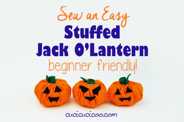 Easy Jack O Lantern Softie Easy Jack O' Lantern Softie