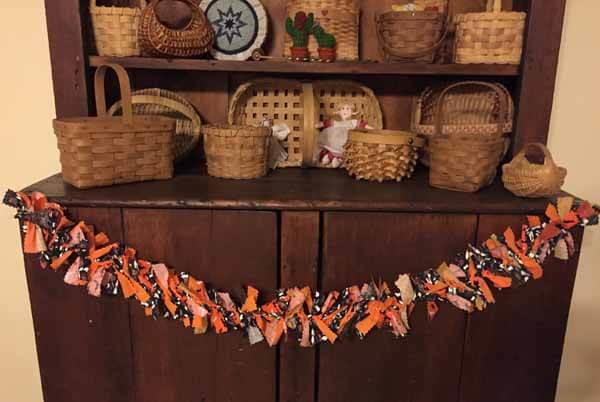 Halloween Fabric Garland Halloween Fabric Garland