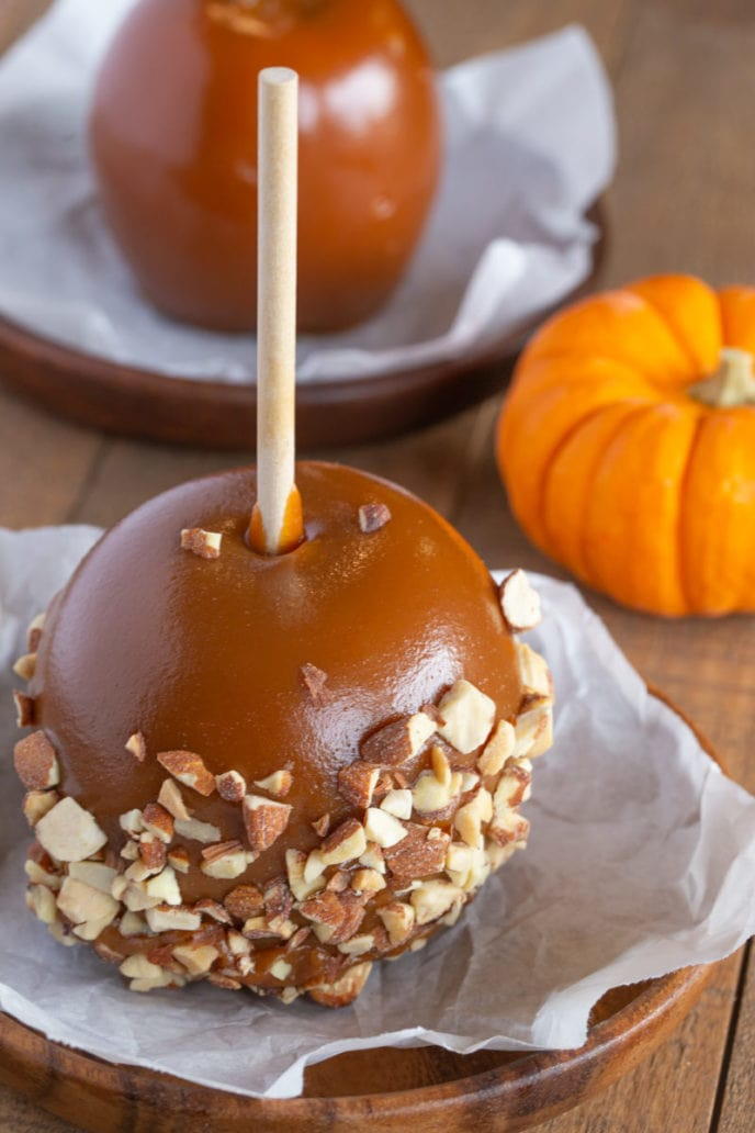 10 new supermarket snacks we love Grocery Store Caramel Apples Recipe | AllFreeCopycatRecipes.com