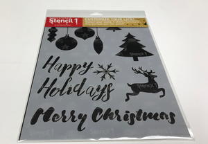 Stencil1 Holiday Stencil Sheet Giveaway