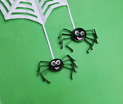 Easy Quilled Paper Spider Easy Quilled Paper Spider