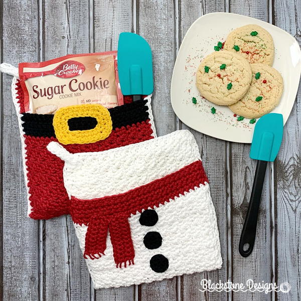 Snowman Belly Pot Holder Snowman Belly Pot Holder