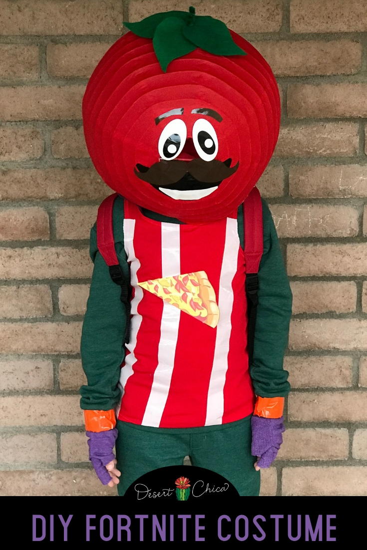 DIY Fortnite Tomatohead Costume | FaveCrafts.com
