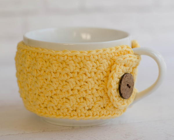 Lemon Peel Soup Mug Cozy