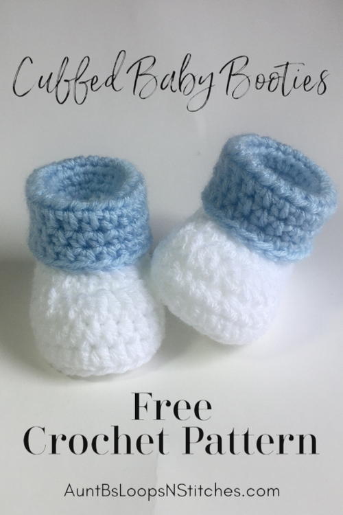 Cuffed Baby Booties