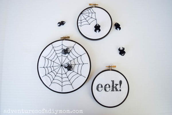 Spider Web Embroidery Spider Web Embroidery