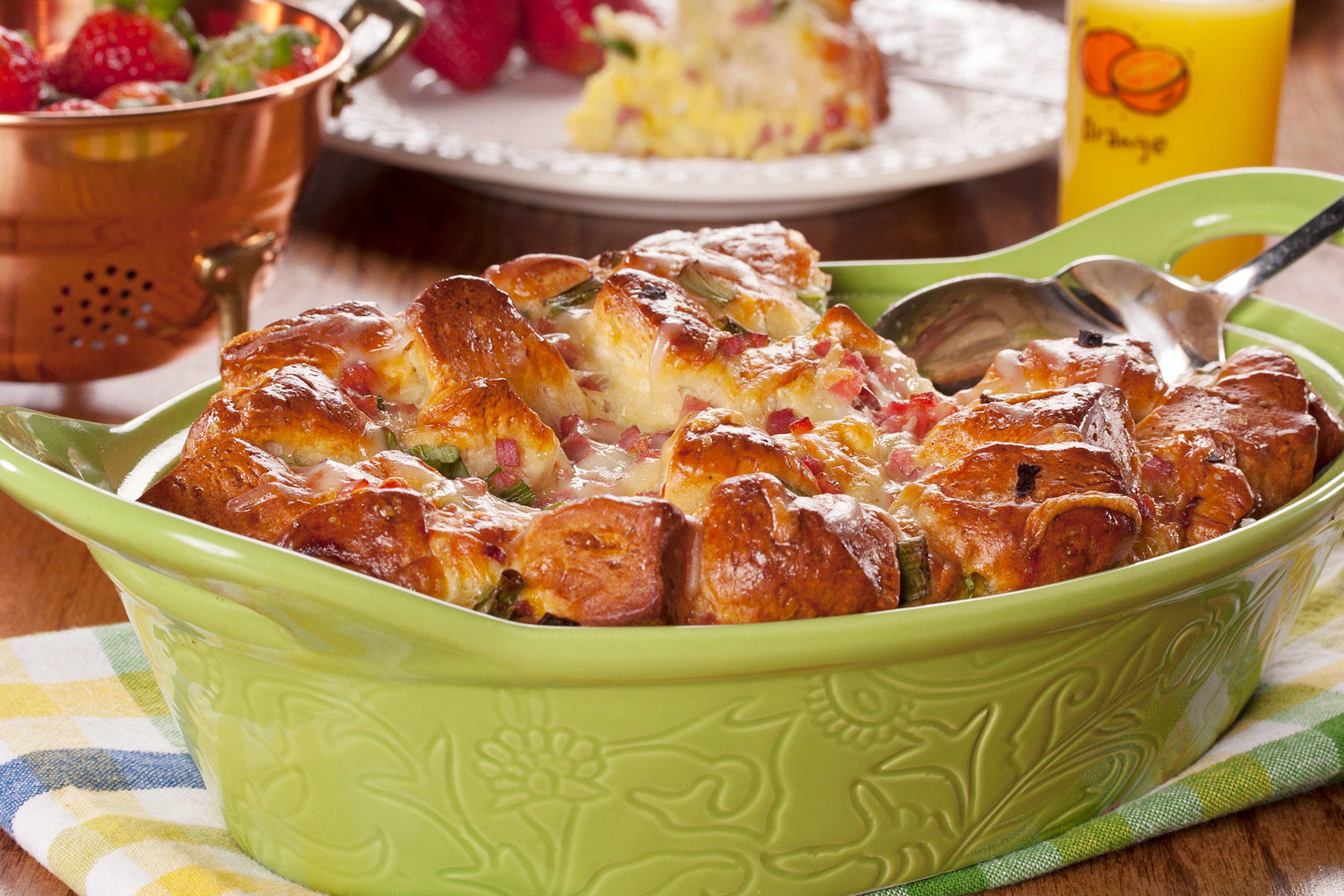 Ham And Cheese Breakfast Bake Mrfood Com