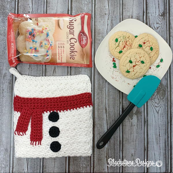 Snowman Belly Pot Holder Snowman Belly Pot Holder