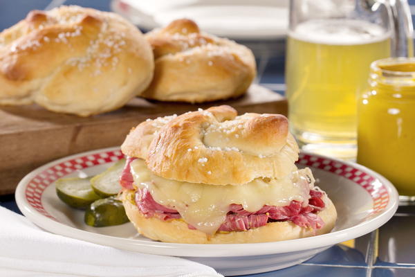 Soft Pretzel Reubens