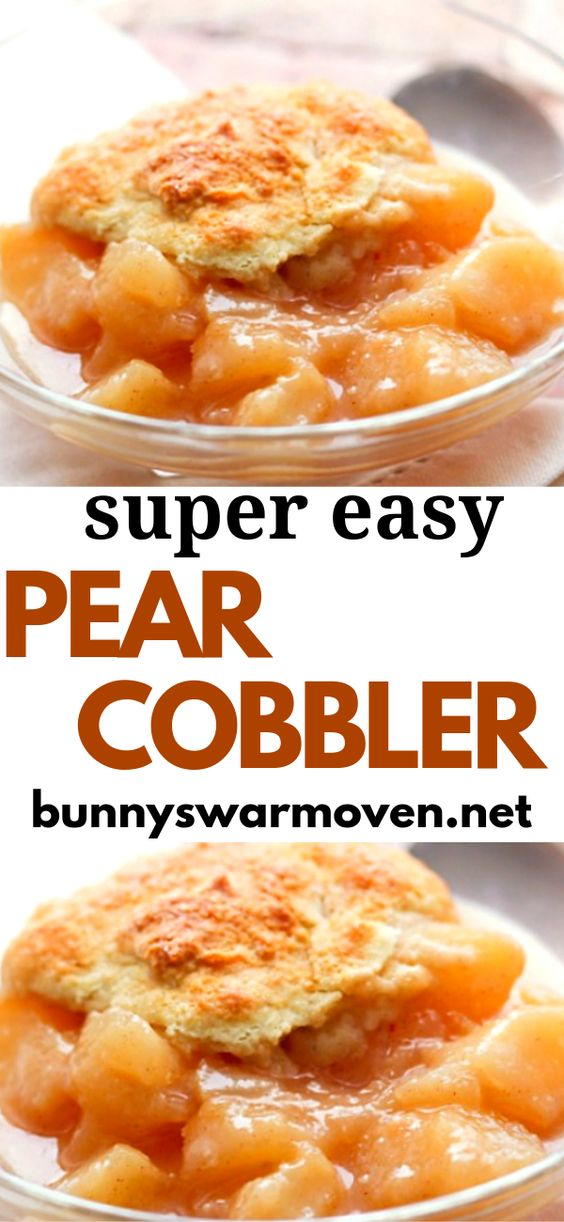 Pear Cobbler | RecipeLion.com